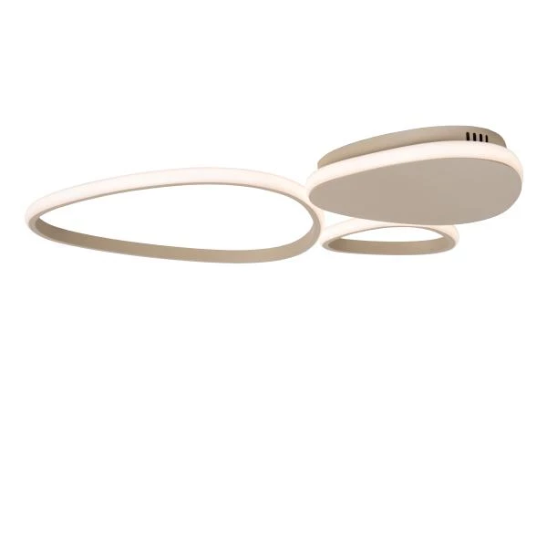 Lucide SAMLING - Lámpara de techo - LED Regul. - CCT - 1x30W 2700K/4000K - Taupe - detalle 1